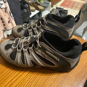 Merrell Black and Gray Outdoor Shoes